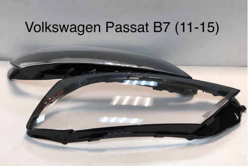 Стекло фары  для Volkswagen Passat B7 (2011 - 2015 Г.В.) левое и правое